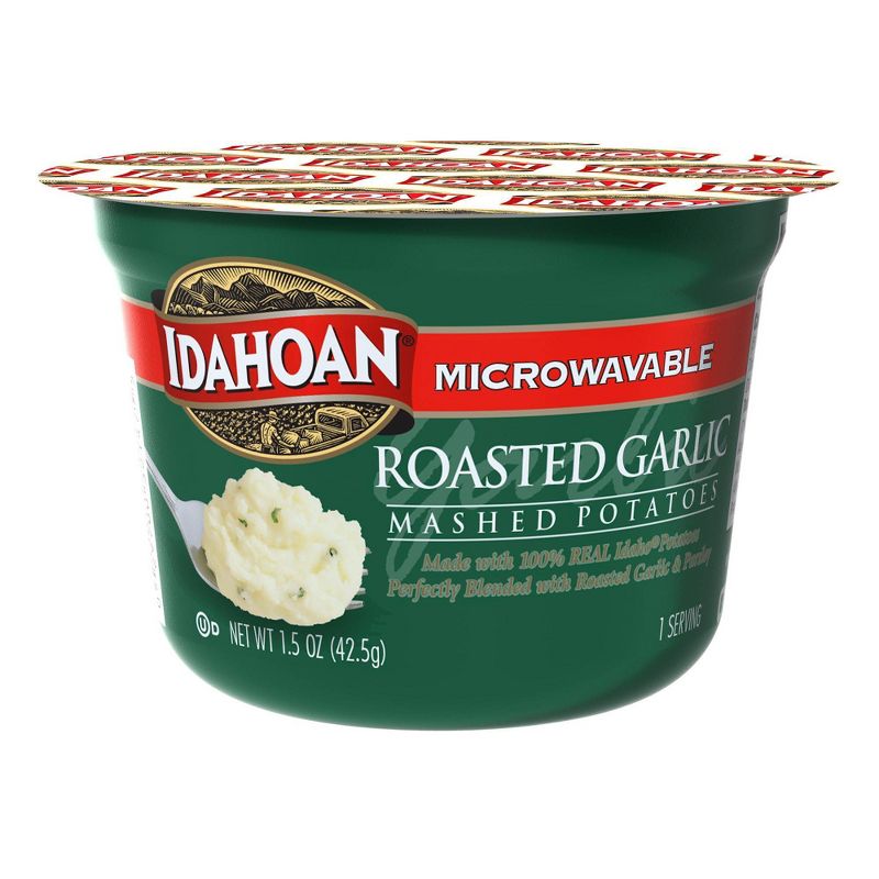 Idahoan Microwavable Roasted Garlic Mashed Potatoes 1.5oz