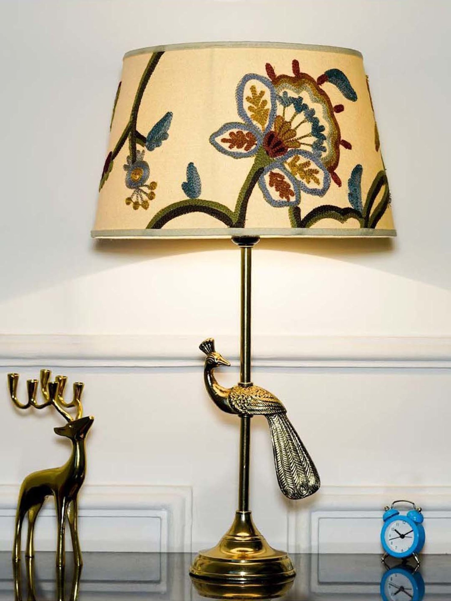 DecorativeRay Red PVC Study Table Lamp - Set of 1