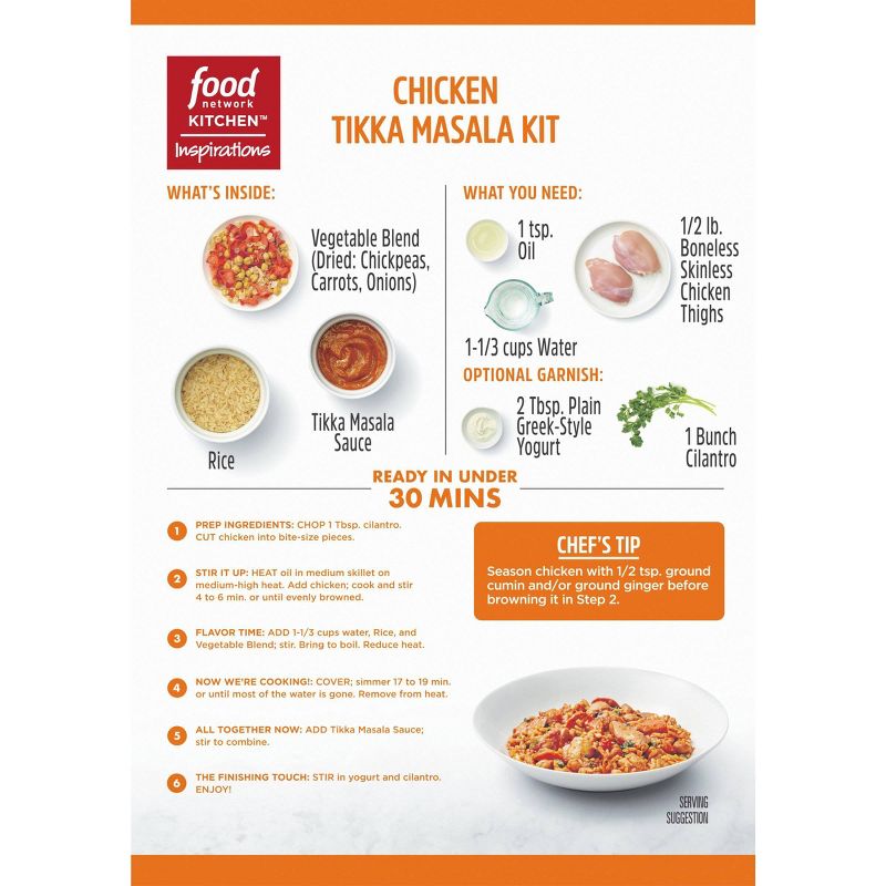 Food Network Chicken Tikka Masala Dinner Kit - 8oz