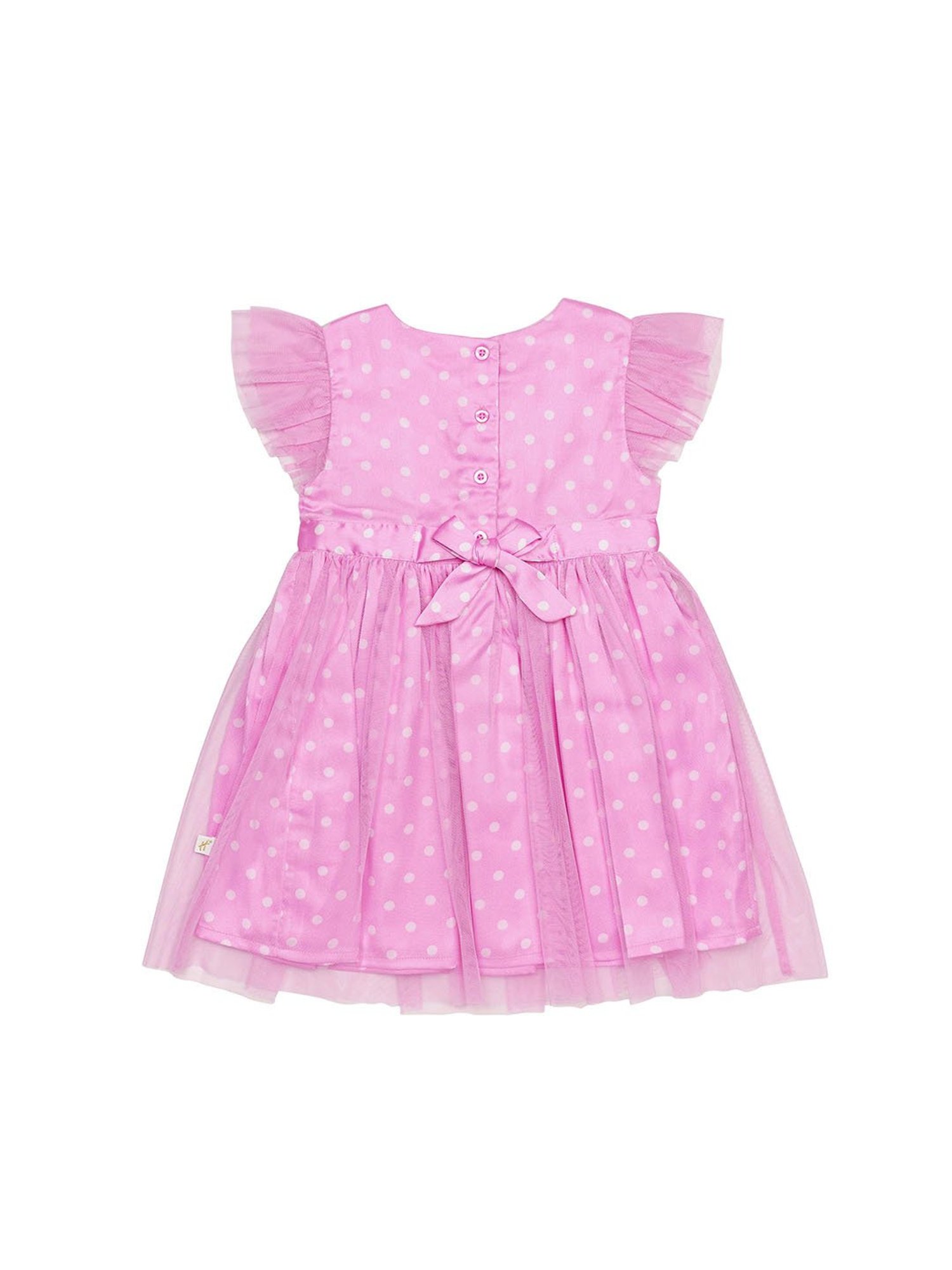 Pink Chick Kids Navy Solid Party Gowns