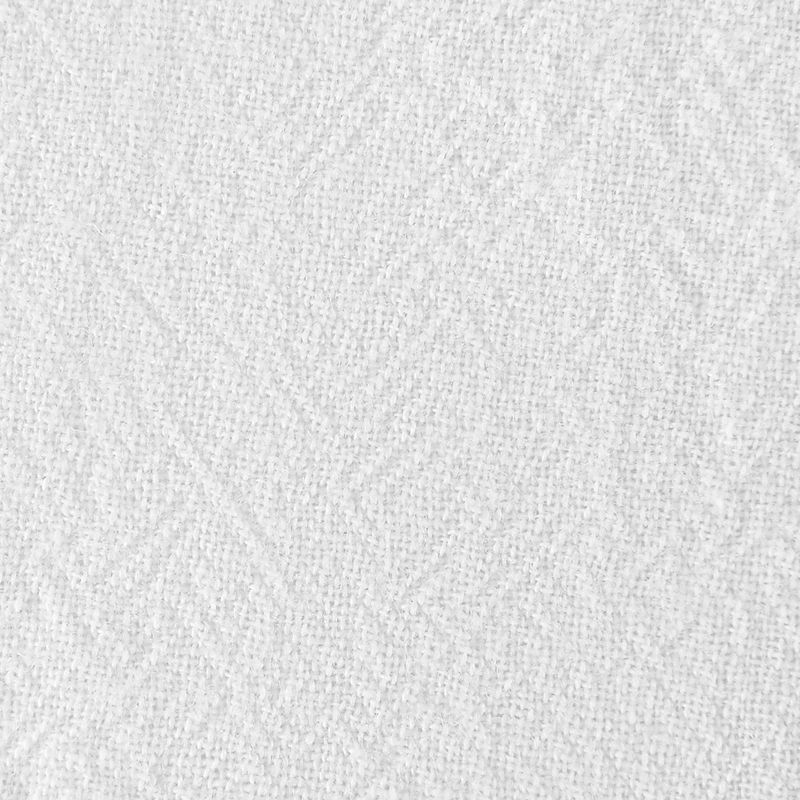 Set of 2 36"x42" Floral Curtain Tiers White/Beige - Threshold™