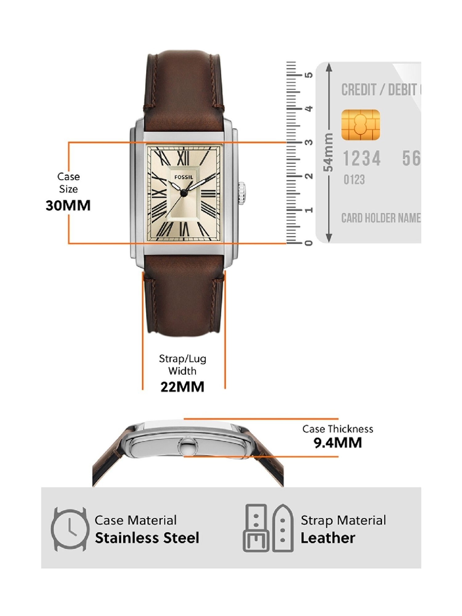Fossil FS6012 Carraway Analog Watch for Men