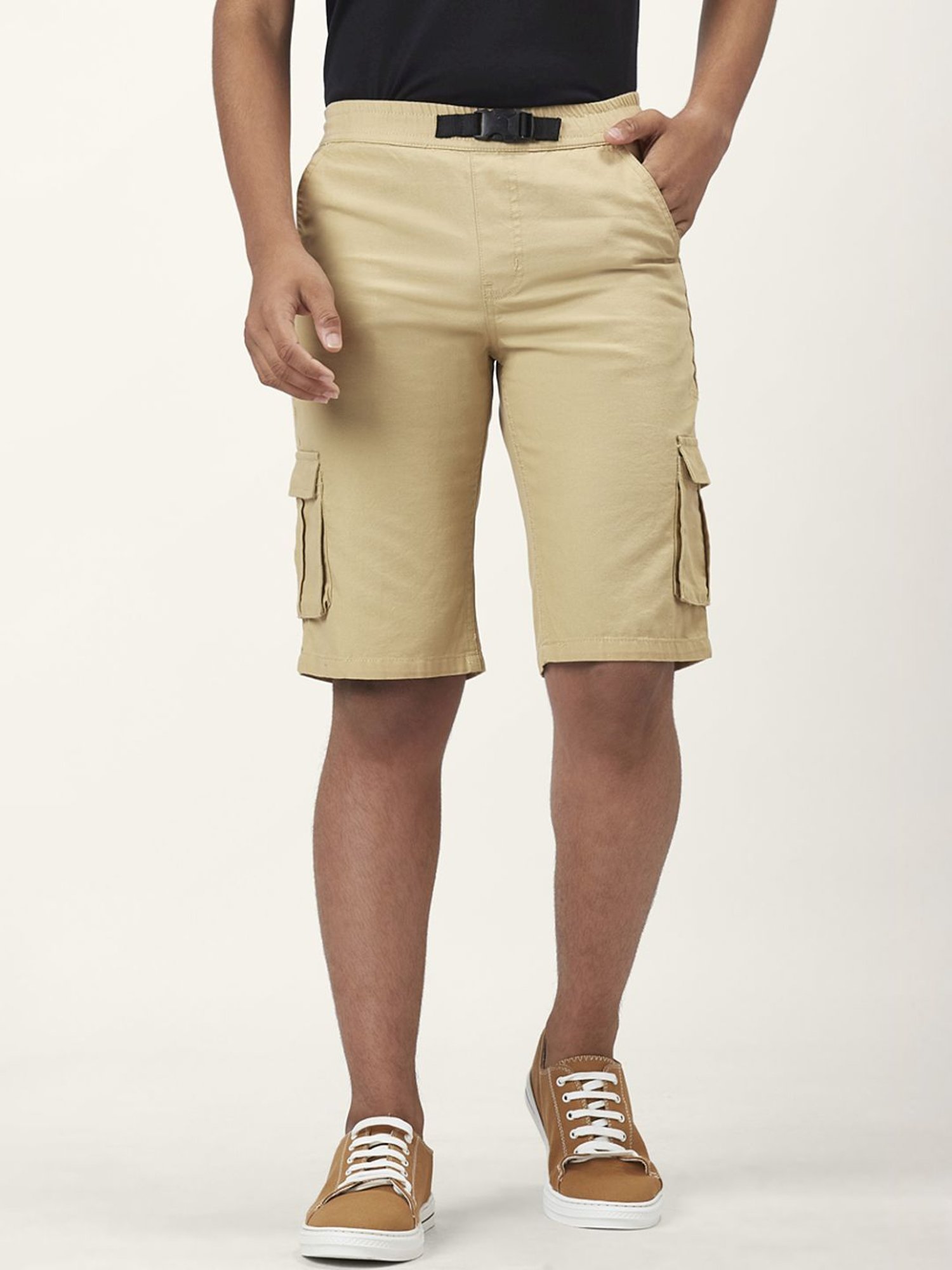 Coolsters by Pantaloons Kids Beige Cotton Regular Fit Shorts