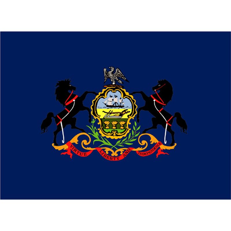 Pennsylvania State Flag - 4' x 6'
