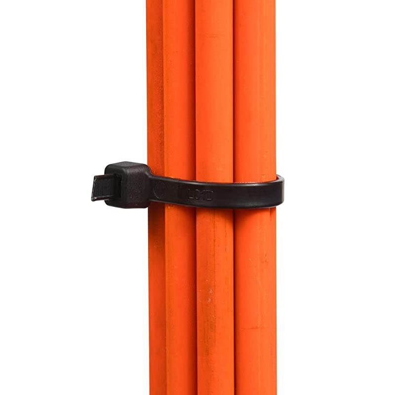 Buddies Cable Ties with Tensile Strength of 50 lb 100 count 11Inch Length Black
