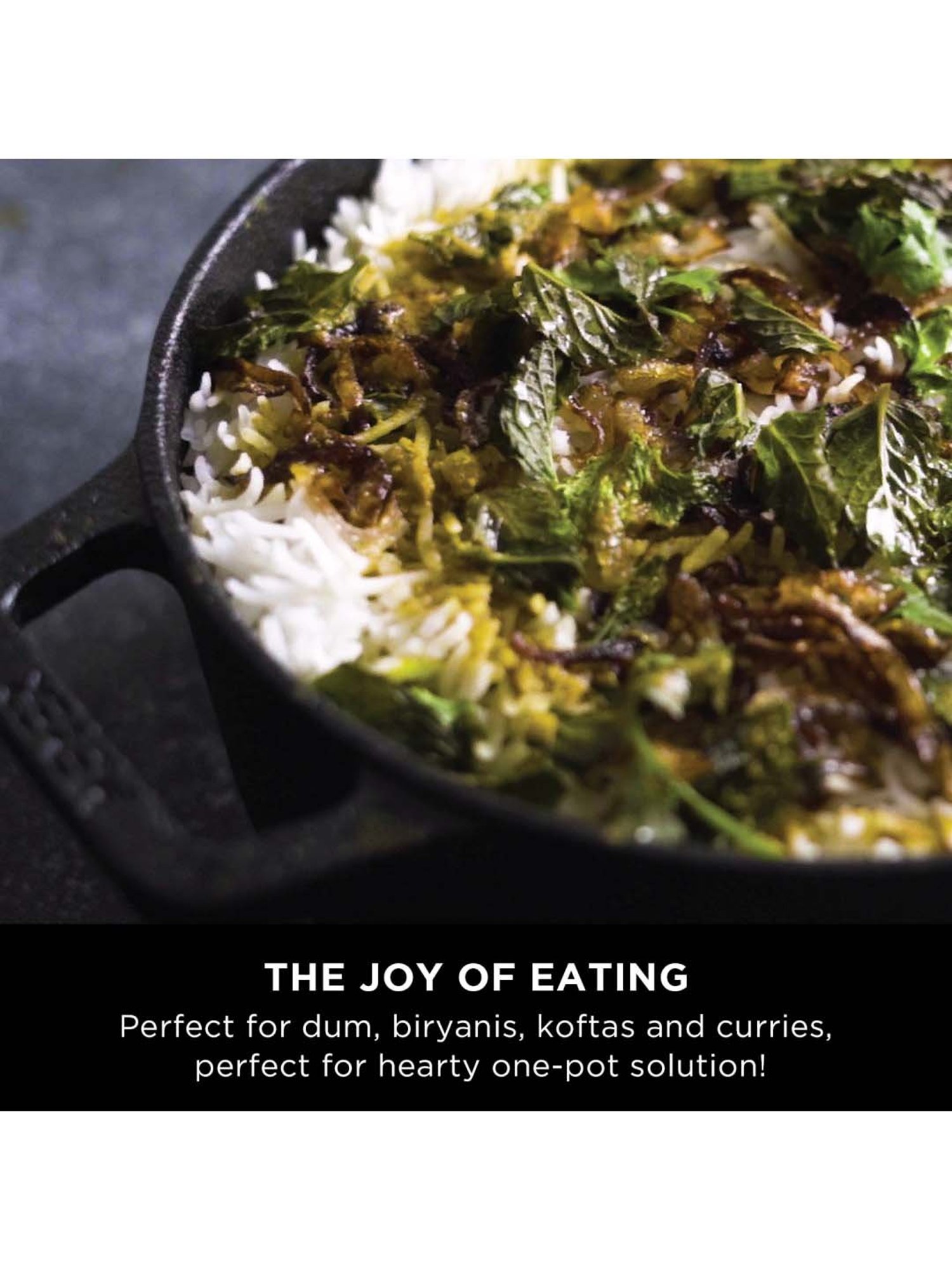 Meyer Pre-Seasoned Cast Iron Dutch Oven/Sauteuse With Glass Lid, 24cm