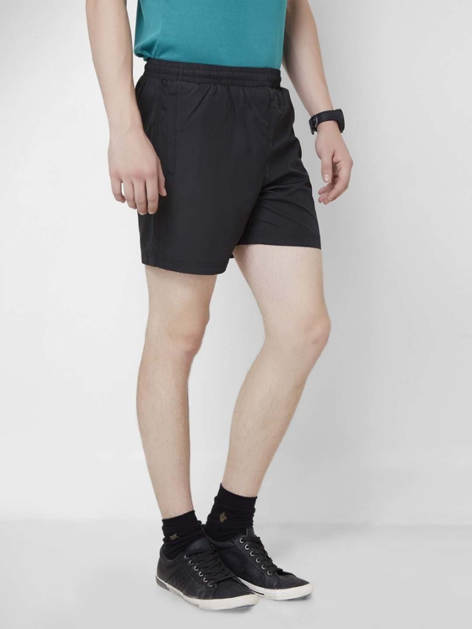KAPPA Black Regular Fit Shorts