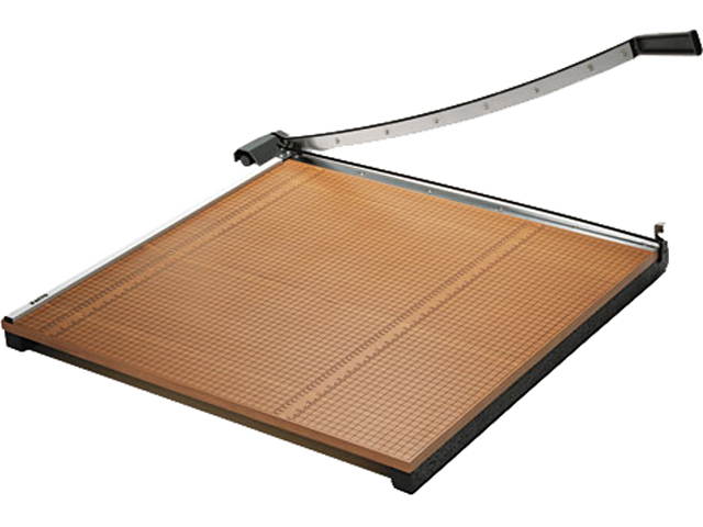 Square Commercial Grade Wood Base Guillotine Trimmer, 20 Sheets, 30" X 30"