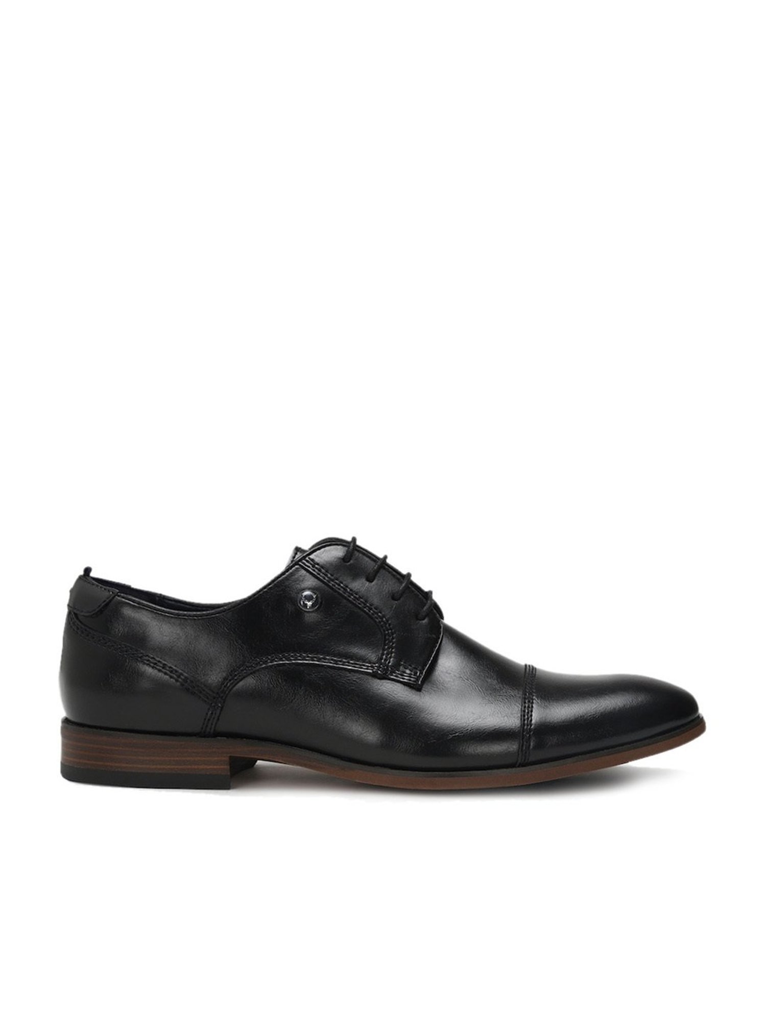 Allen Solly Men's Black Derby Shoes