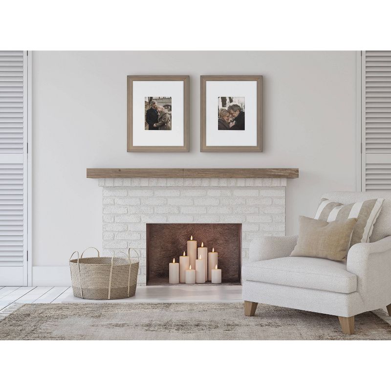 16" x 20" Bordeaux Frame Box Set Rustic Brown - Kate & Laurel All Things Decor