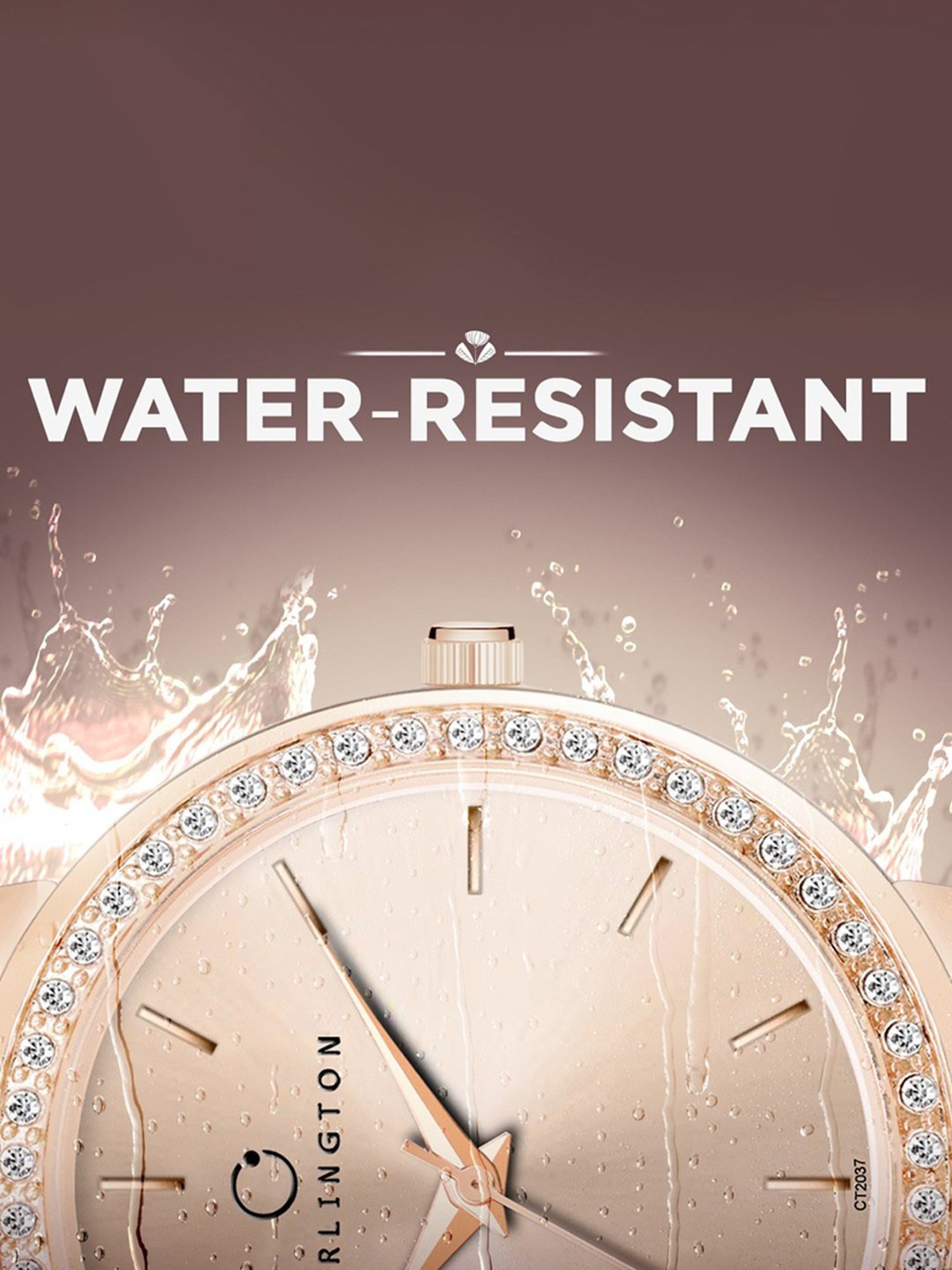 Carlington Iconic 2037 RoseGold Analog Watch for Women