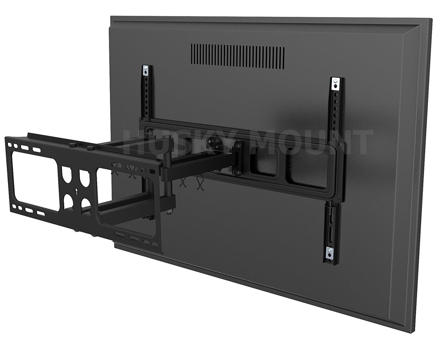 Husky Mount Heavy Duty Full Motion TV Wall Mount Bracket Fits 32" - 70" LED LCD Flat Screen
