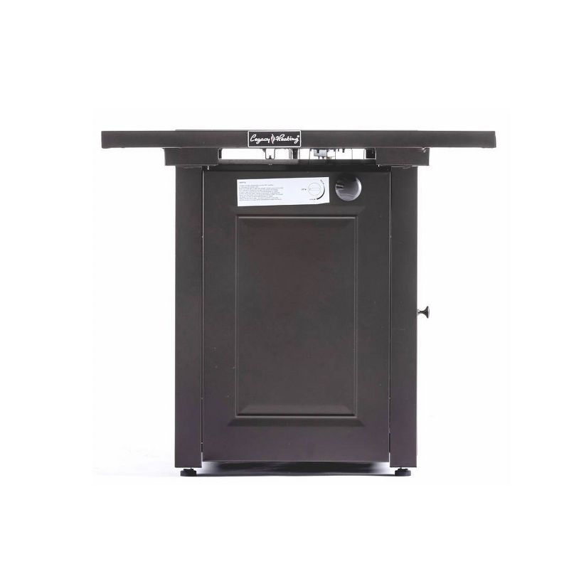 Square Fire Table Mocha 28" - Legacy Heating