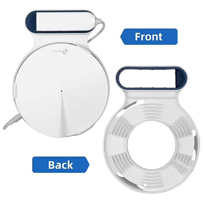 Wall Mount for TPLink Deco M9 Plus Home Mesh WiFi System Sturdy Brackets Easy Moved Space SavingWithout Messy Wires and Screws1 Pack