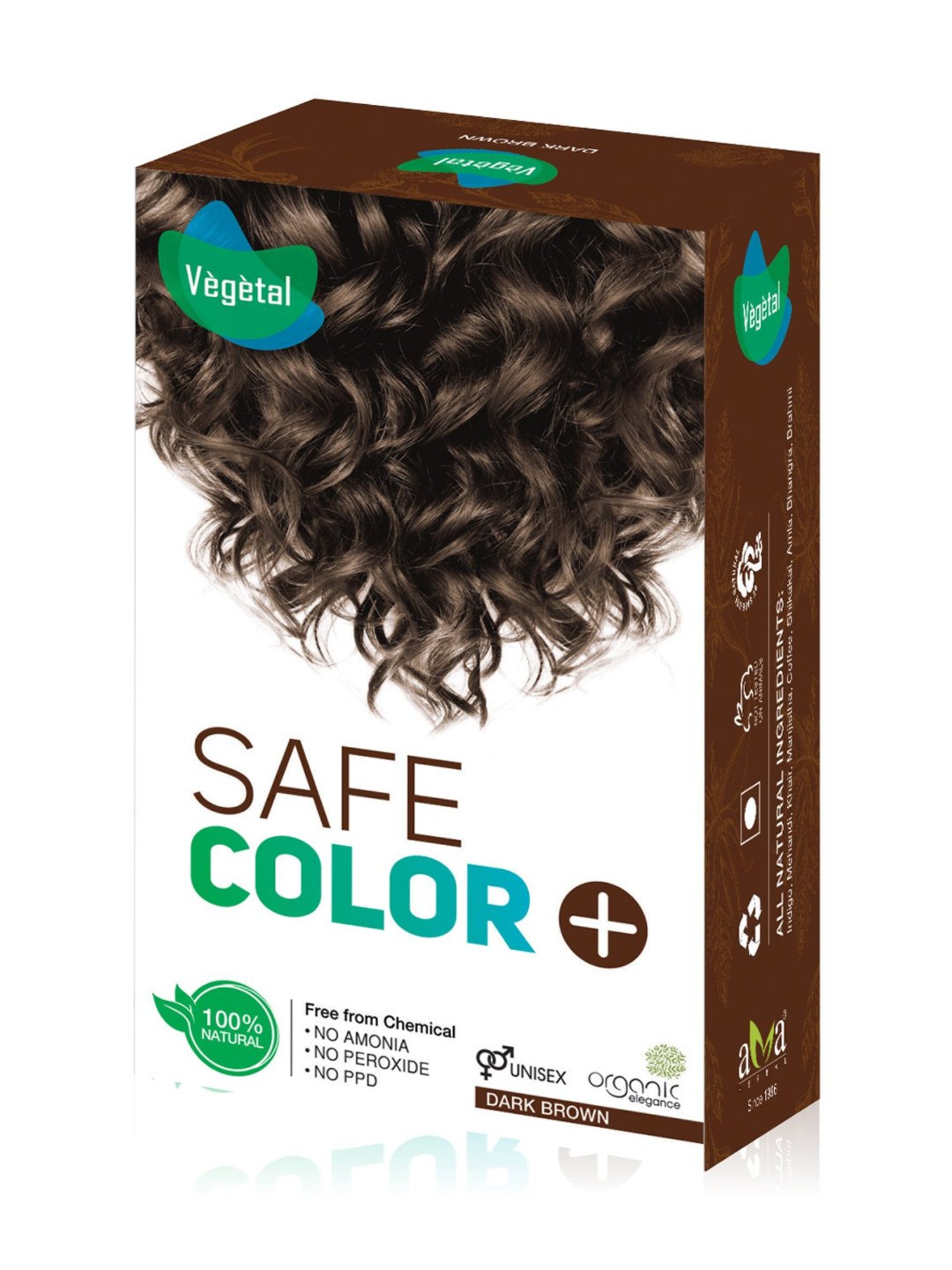 Vegetal Hair Bio Color Soft Black - 150 gm