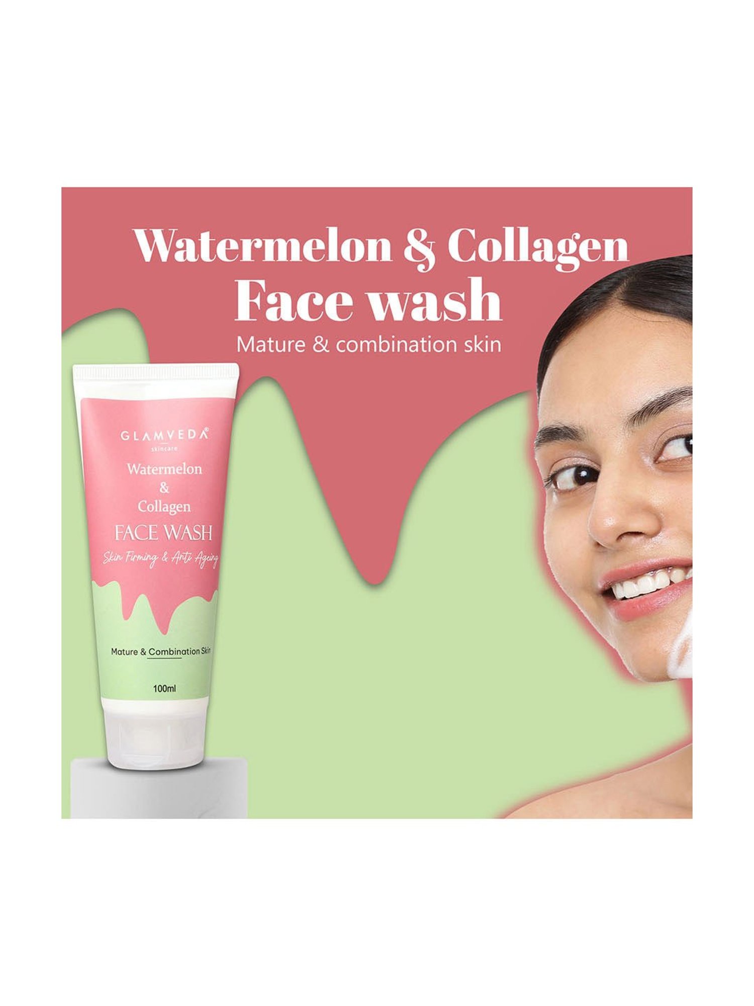 Globus Naturals Rice Ceramide Radiance Face Wash - Pack of 3