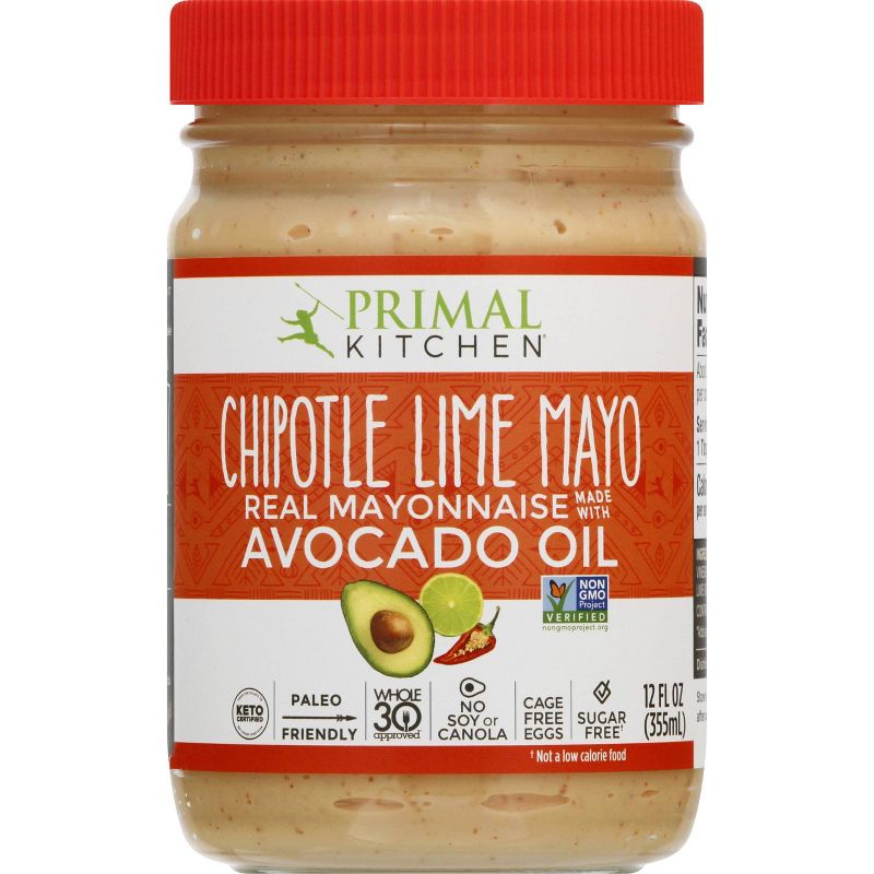 Primal Kitchen Chipotle Lime Mayo with Avocado Oil - 12 fl oz