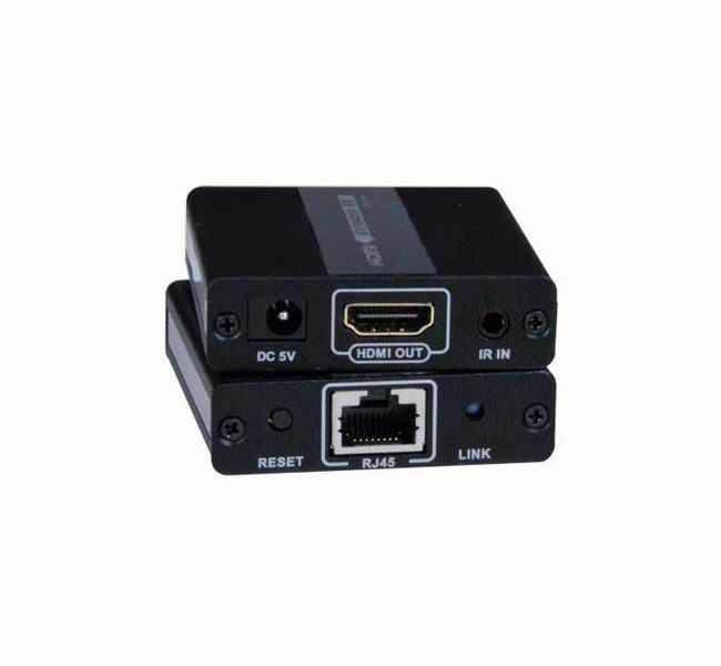NTI ST-C6HD-394-LC Low-Cost HDMI Extender via one CAT5e/6, Extend up to 394 Feet, US NEMA 1-15P w/2-Yr Warranty