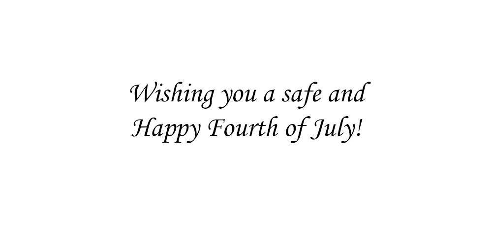 July 4th Greeting Cards - JF1503. Greeting Cards with Colorful Fireworks. Box Set has 25 Greeting Cards and 26 Red Colored Envelopes.