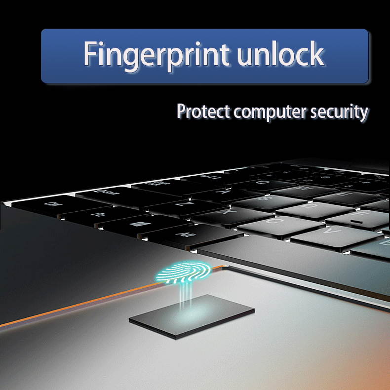 Lemonra Intel Core i7 6560U Processor Laptop Intel Iris Graphics 550 15.6" 1920*1080 HD Display IPS Screen,8GB/16GB DDR4, 3.3GHz Windows10 M.2 PCIE SSD Fingerprint unlock Integrated Graphics Laptop