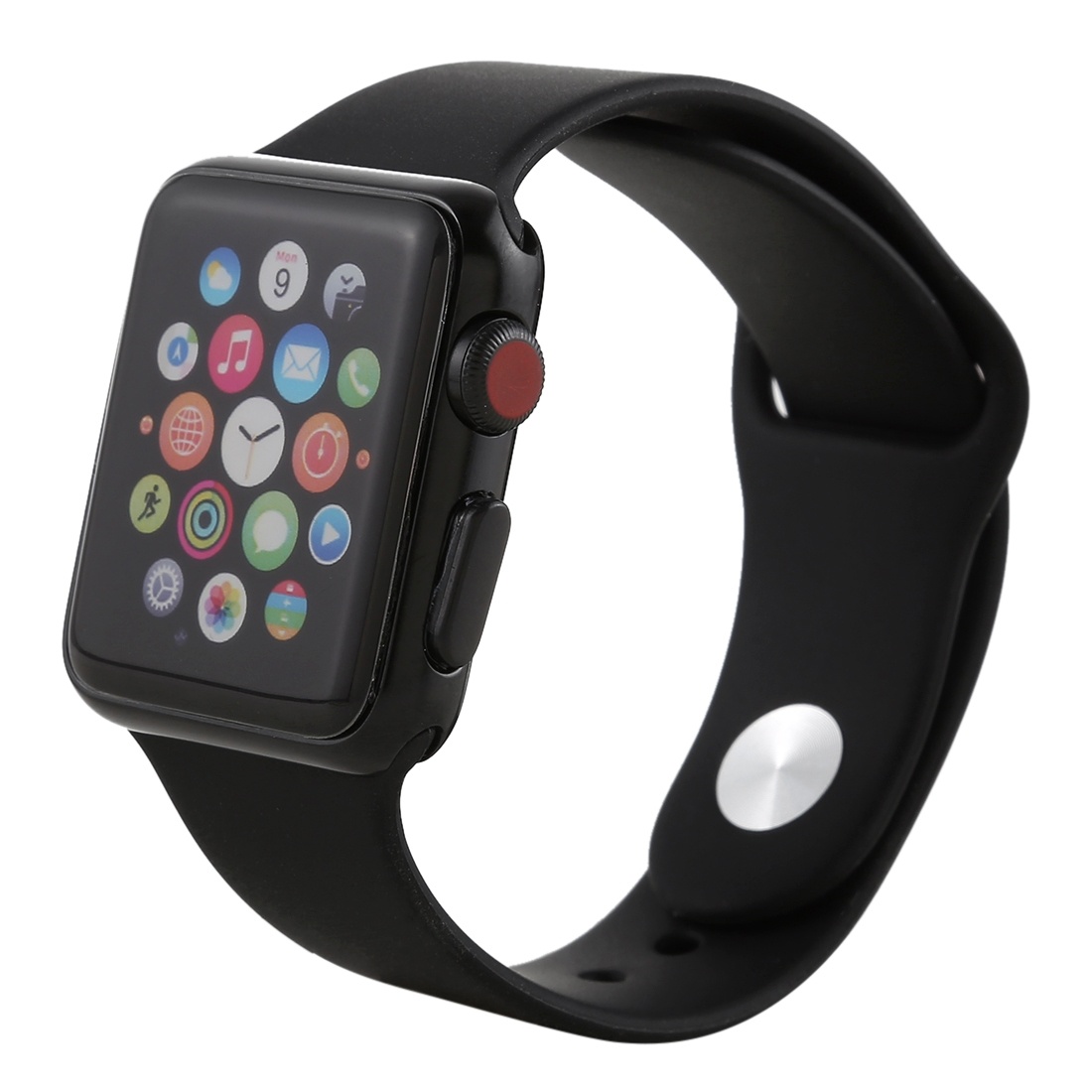 Color Screen Non-Working Fake Dummy Display Model for Apple Watch Series 3 38mm(Black)