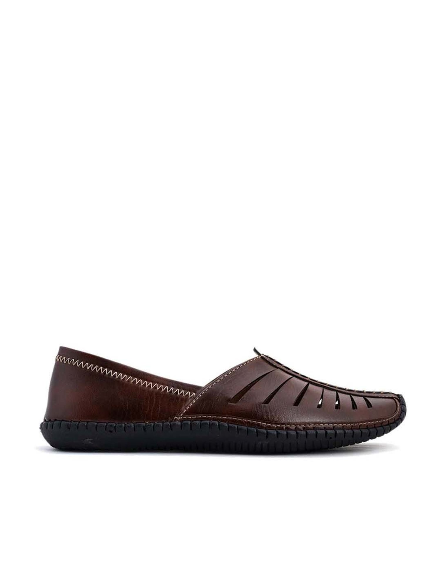 Lazard by Khadim's Men's Brown Ethnic Juttis