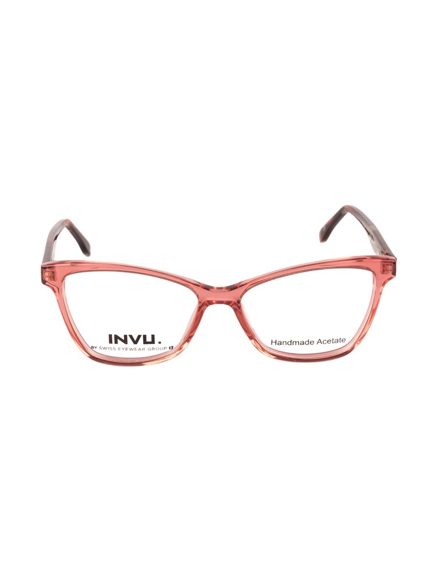 INVU A4016B Peach Full Rim Cat Eye Frame