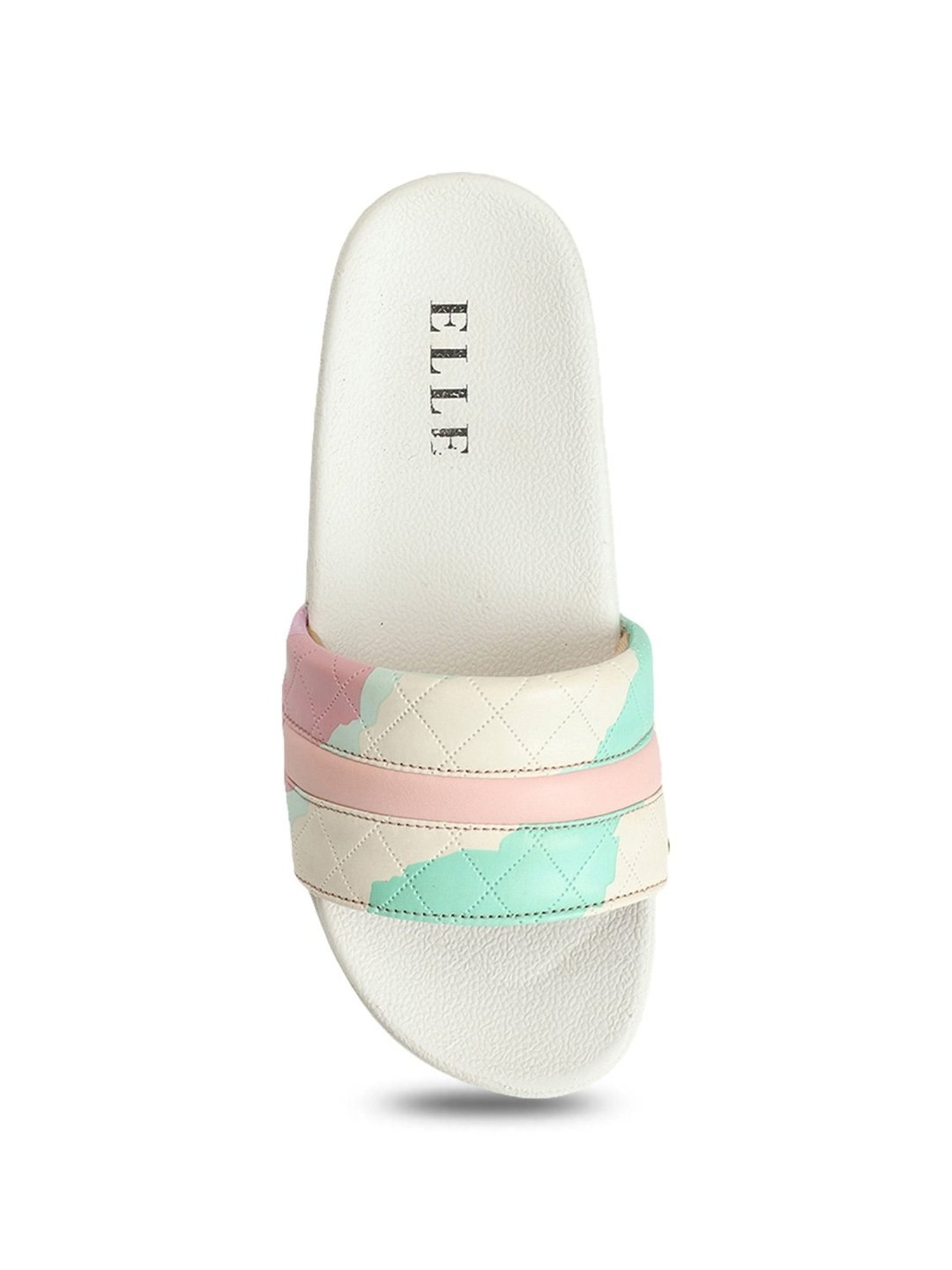 Elle Women's White Casual Sandals