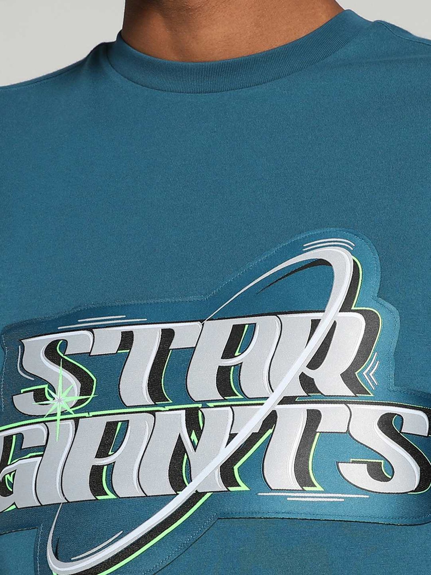 Puma MAPF1 Ocean Tropic Cotton Relaxed Fit Printed Sports T-Shirt