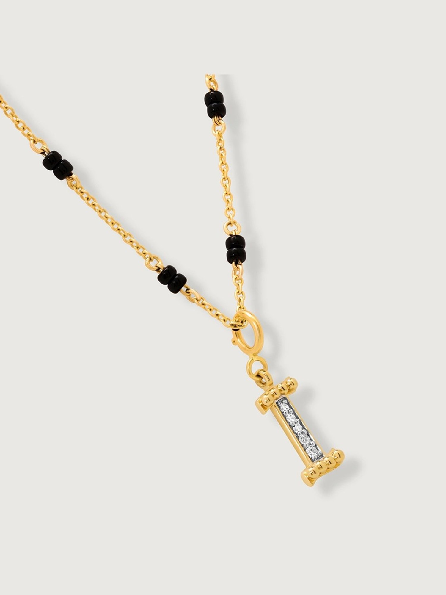 P.N.Gadgil Jewellers 18k Gold Infinity Florall Diamond Necklace For Women