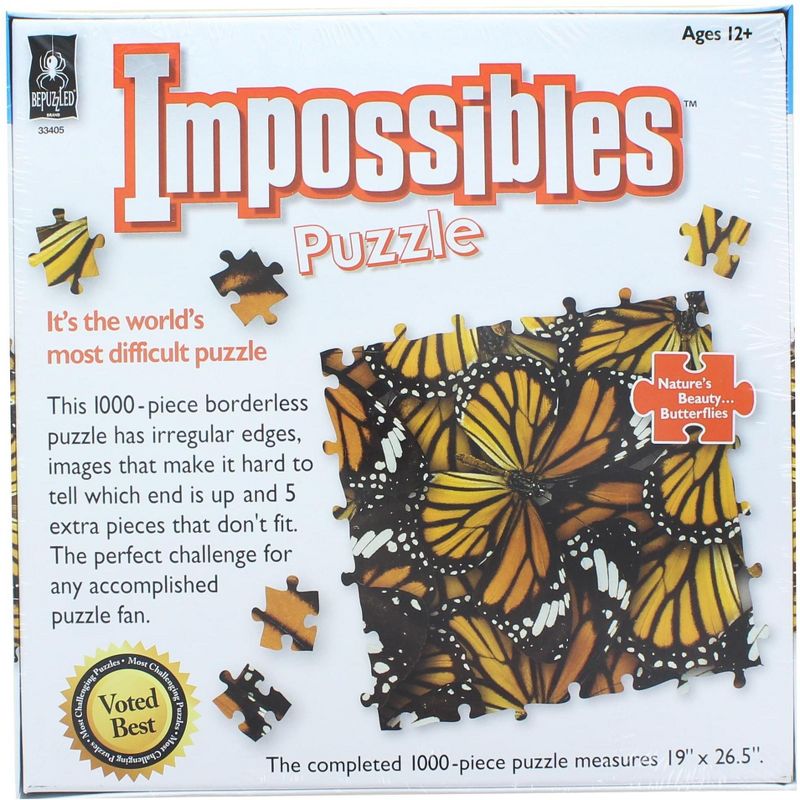 University Games Natures Beauty Butterflies 1000 Piece Jigsaw Puzzle