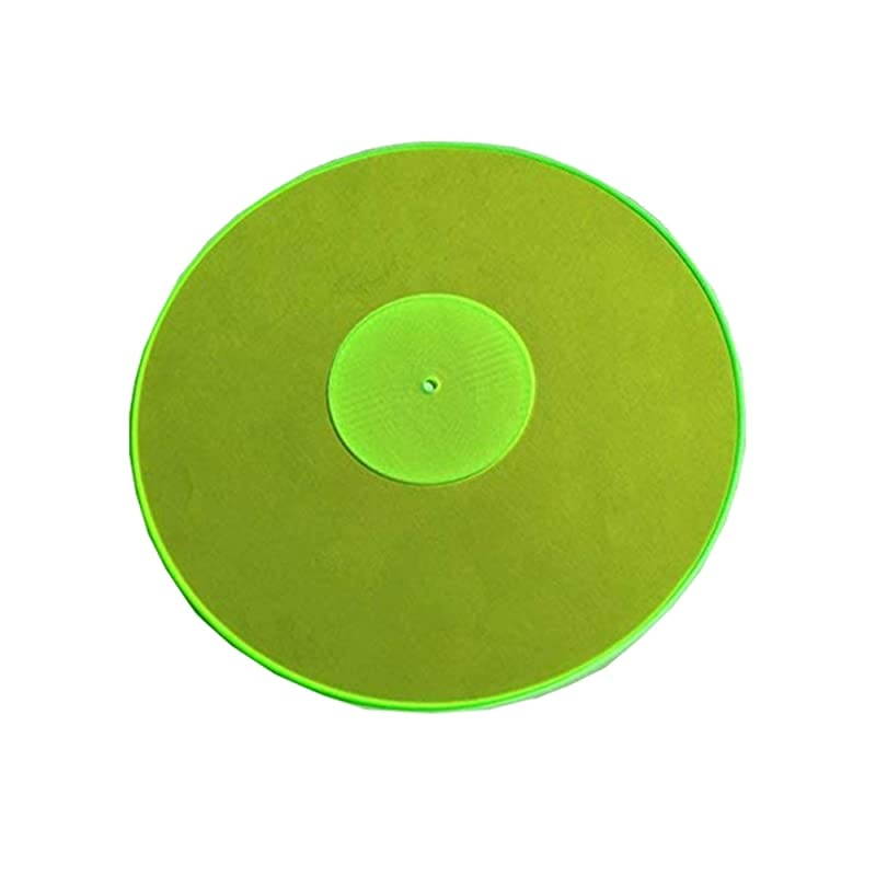 Turntable Mat - GreenLit - LP Slipmat
