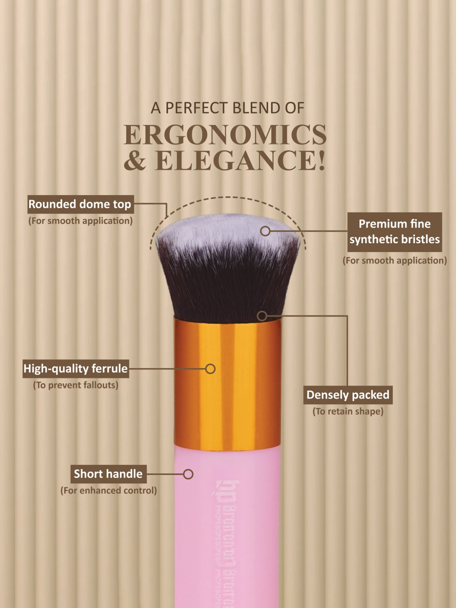 Bronson Professional Fat Brush for Face Powder & Blush