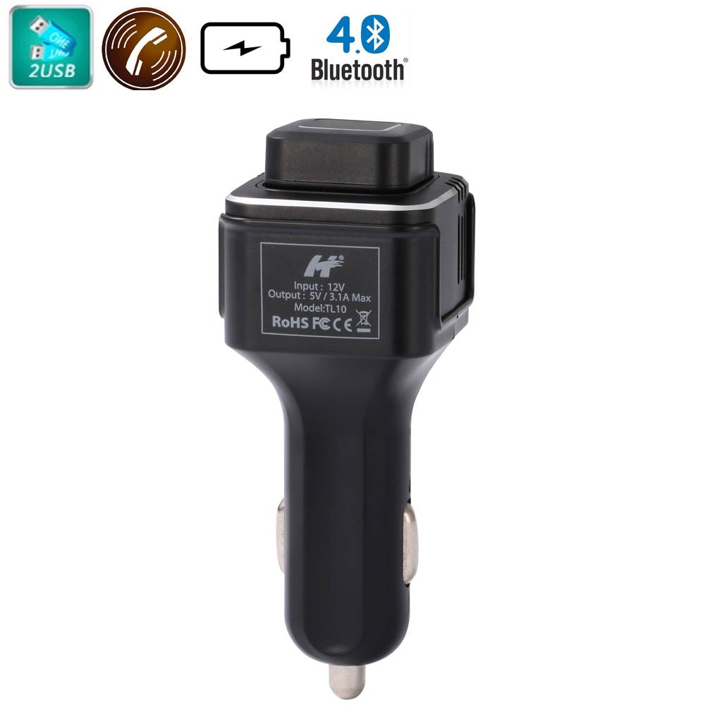 [Second Generation] Megadream&reg; Healthy Car Charger Bluetooth Headset Oxygen Bar with Noise Reduction for iPhone 6S Plus 6 iPad Air 2 Mini Pro Samsung Galaxy S6 Edge Plus S5 Note 5 4 HTC Sony LG Gold