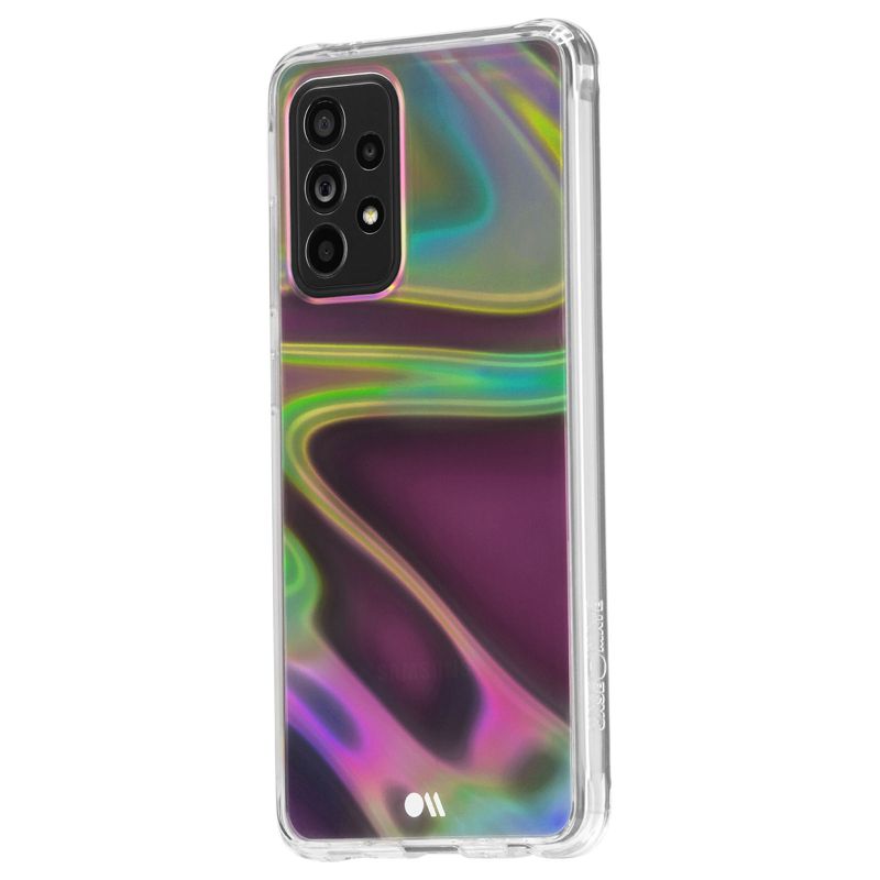 Case-Mate - SOAP BUBBLE - Case for Samsung Galaxy A52 (5G)  - 6.5 inch - Iridescent Swirl