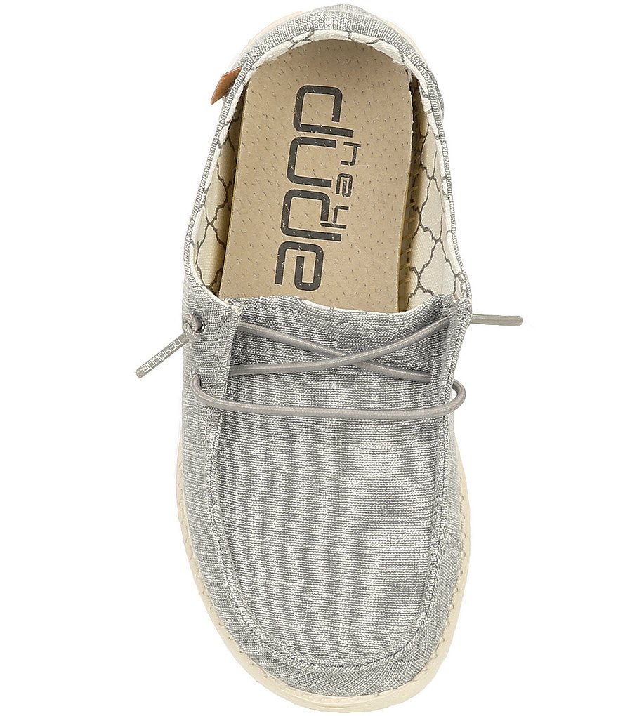 Hey Dude Girls' Wendy Linen Washable Slip-Ons (Youth)