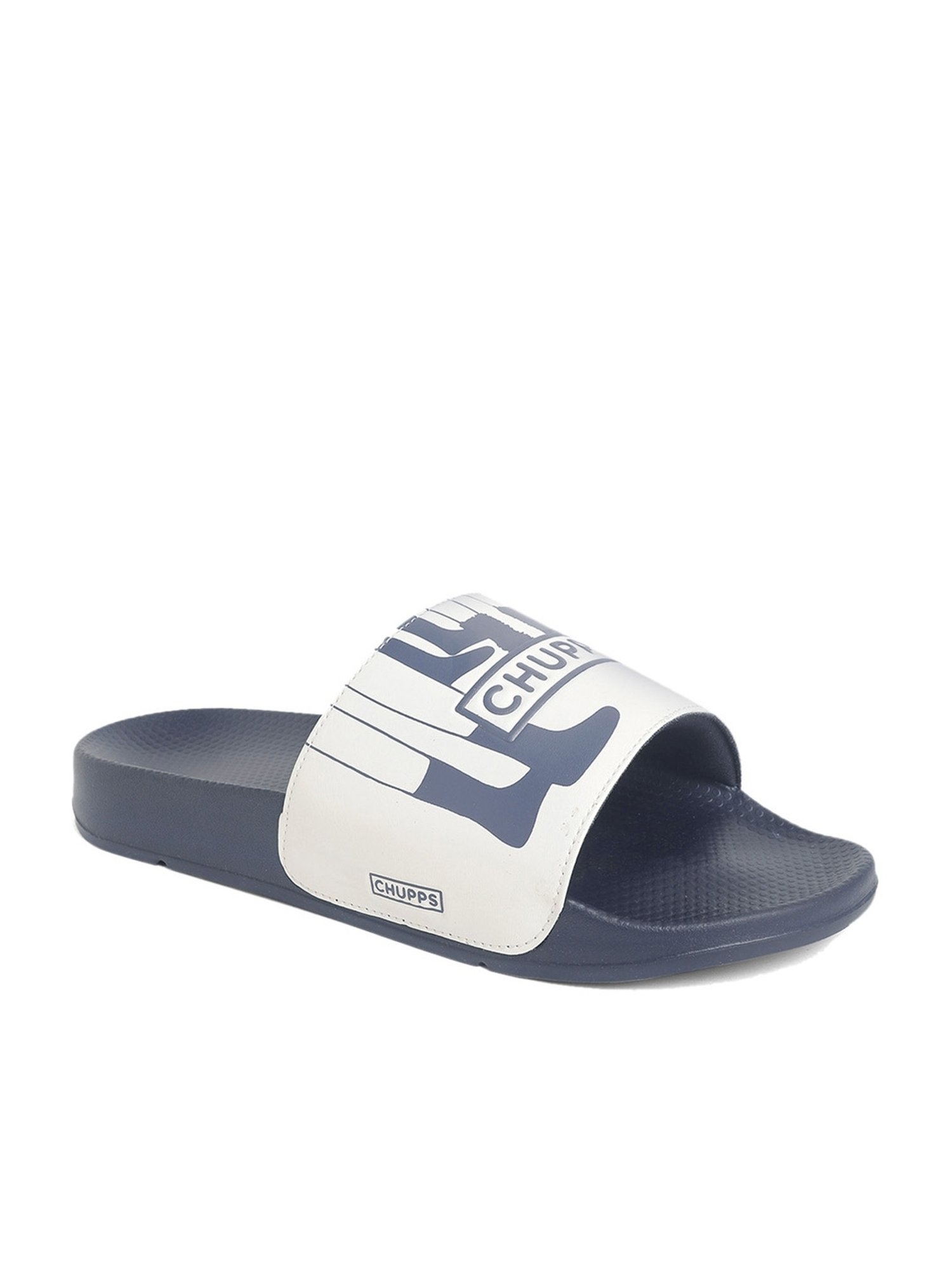 Chupps Men's Navy Slides