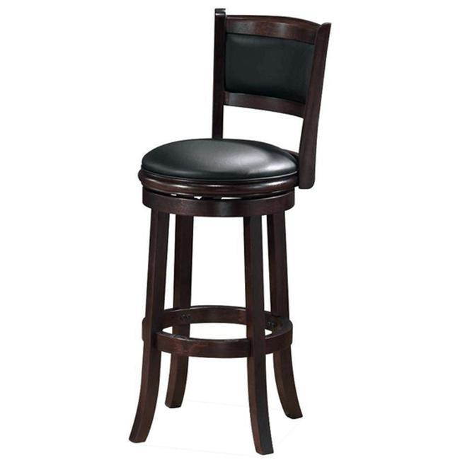Boraam 24" Augusta Swivel Stool in Lt. Cherry Finish