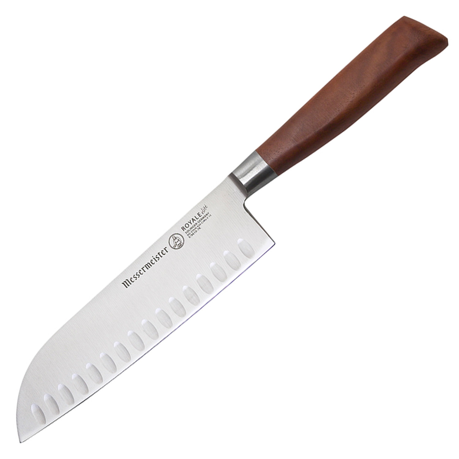 MESSERMEISTER ROYALE ELITE 7'' KULLENSCHLIFF SANTOKU KNIFE