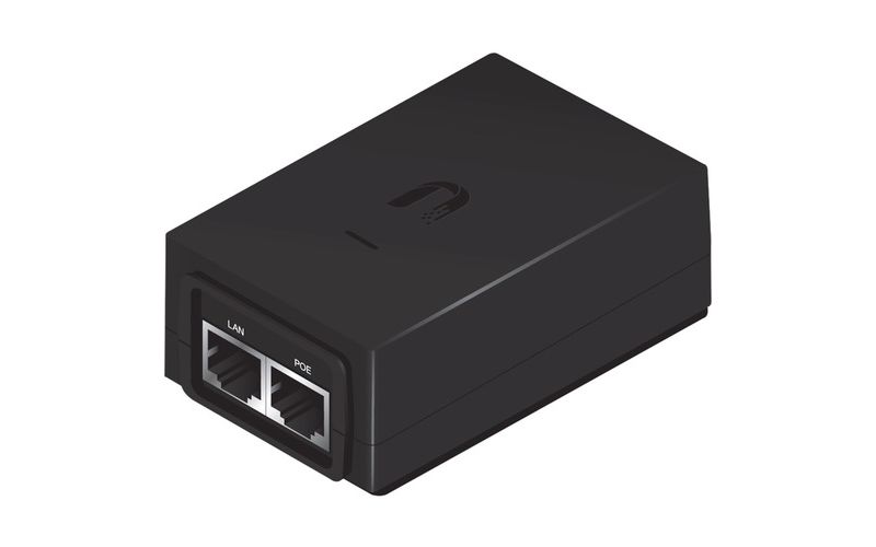 Ubiquiti POE-48-24W Power over Ethernet Injector - 110 V AC, 220 V AC Input - 48 V DC, 500 mA Output - 1 Ethernet Input Port(s)