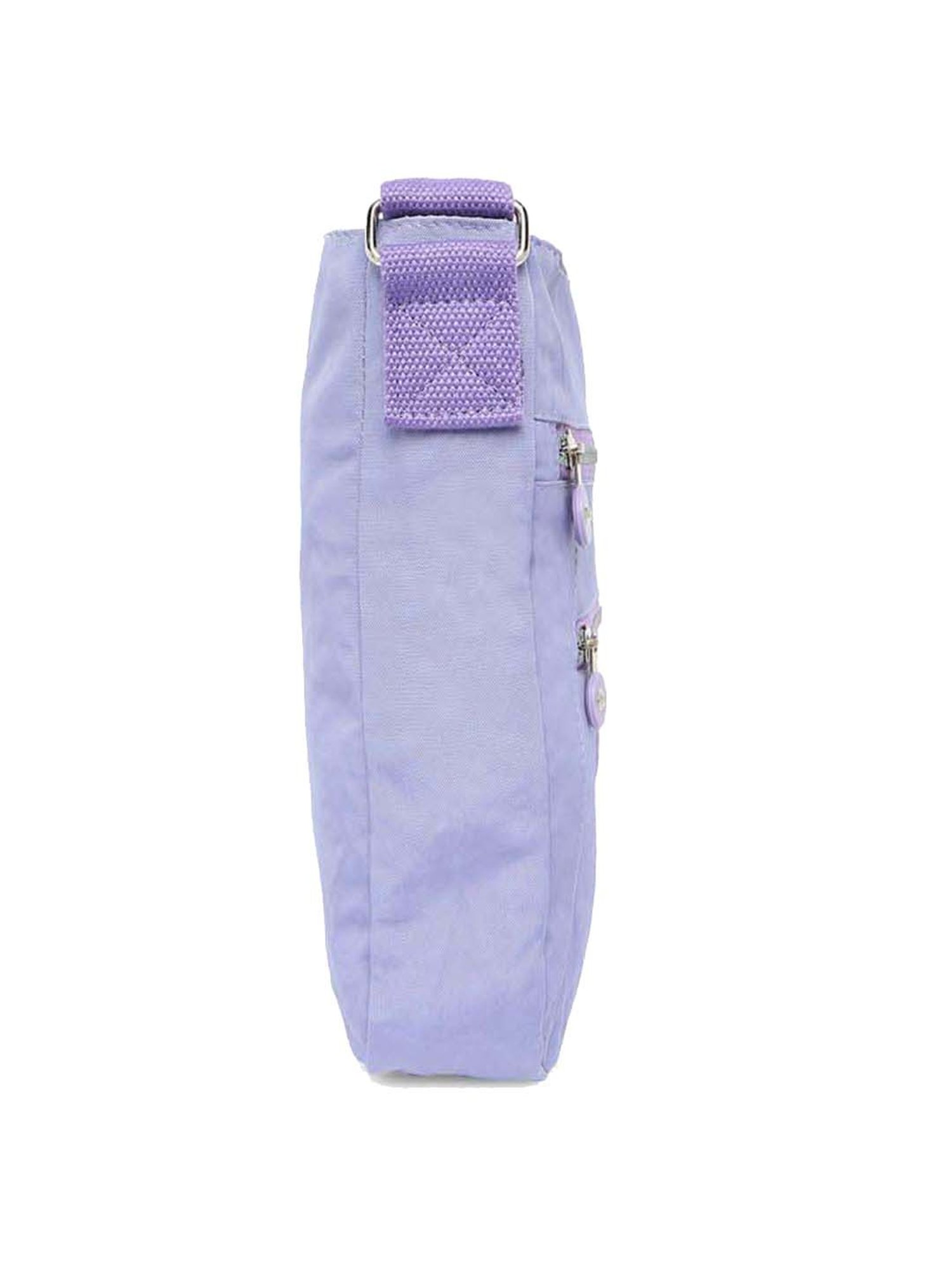 Baomi Purple Solid Medium Cross Body Bag