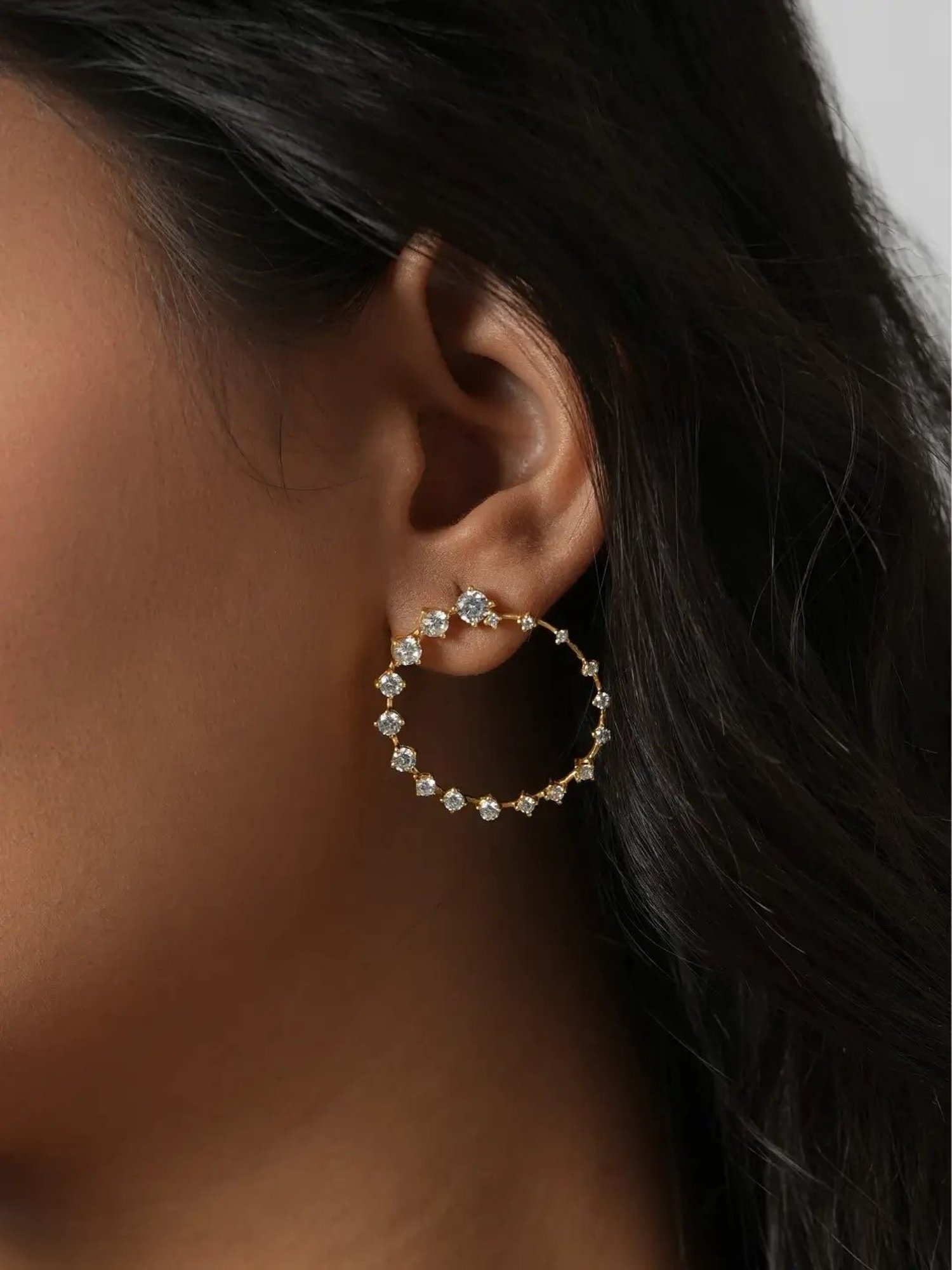 Clara 92.5 Sterling Silver Maude Earrings for Women