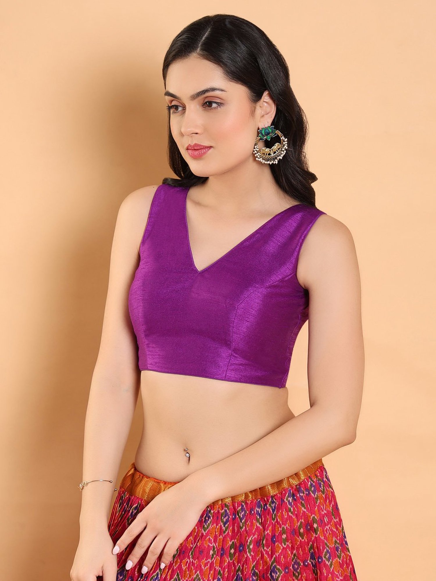 Salwar Studio Purple Blouse