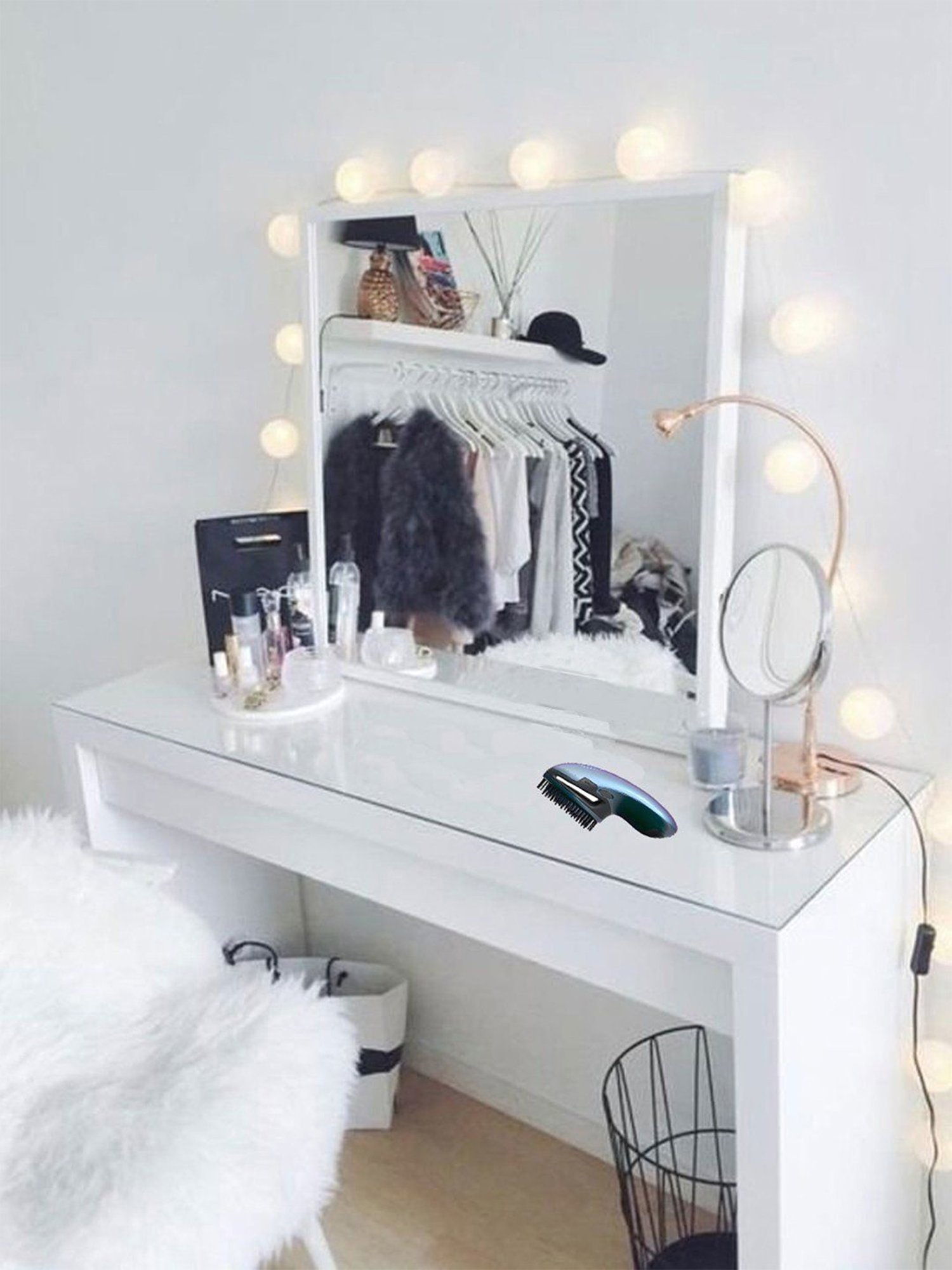 Nova NHC-522CRM Professional Hair Straightener (Black)