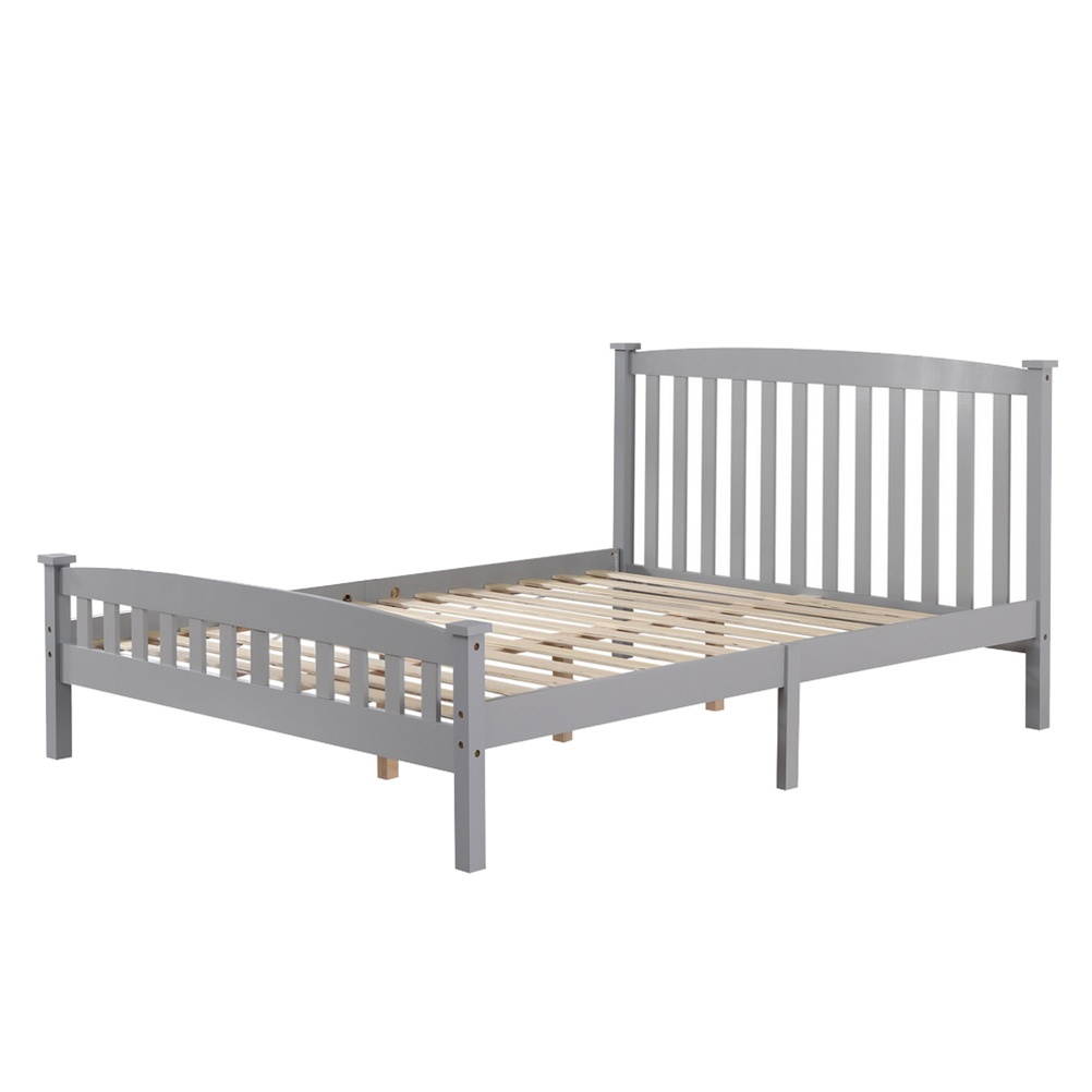 Single Layer Vertical Bed Wooden Sleeping Bed Pine Home Bedroom Wood Bed