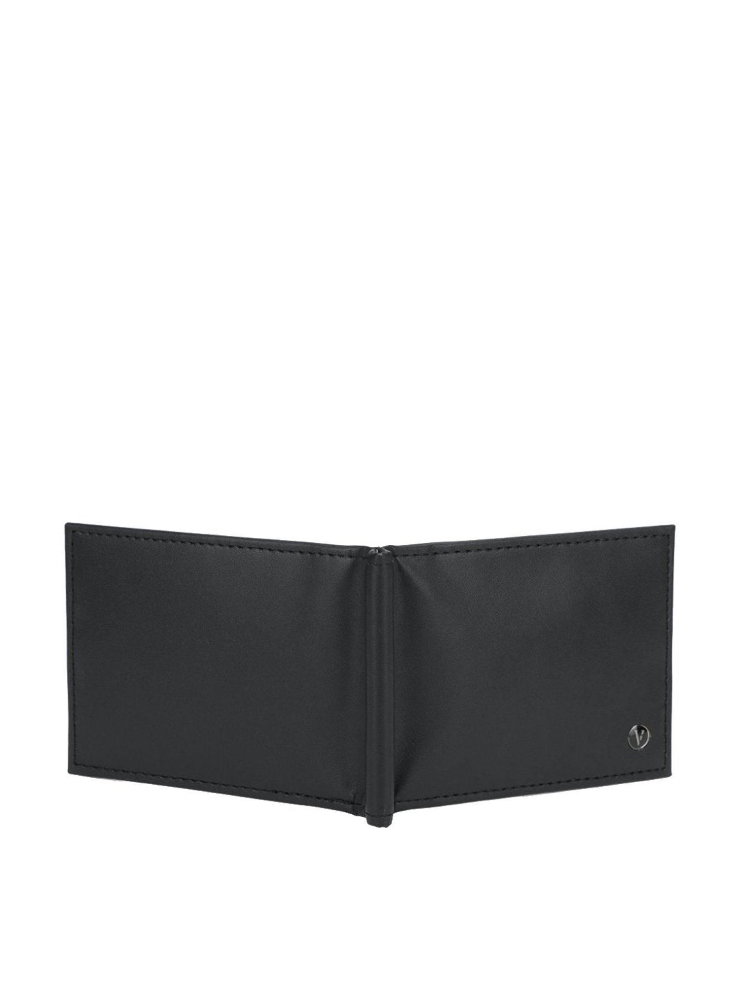 Van Heusen Black Casual Money Clip Wallet for Men