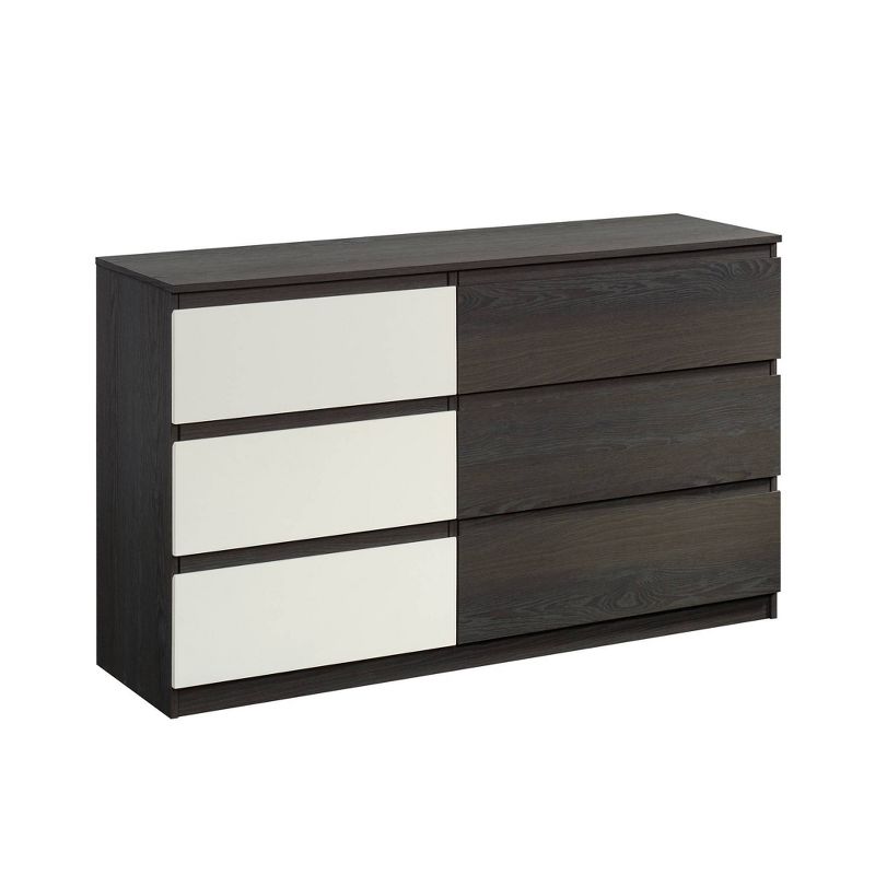Hudson Court 6 Drawer Dresser Charcoal Ash - Sauder