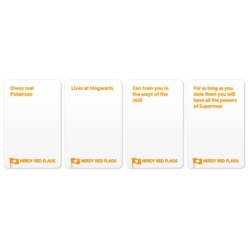 Nerdy Red Flags Card Game Expansion