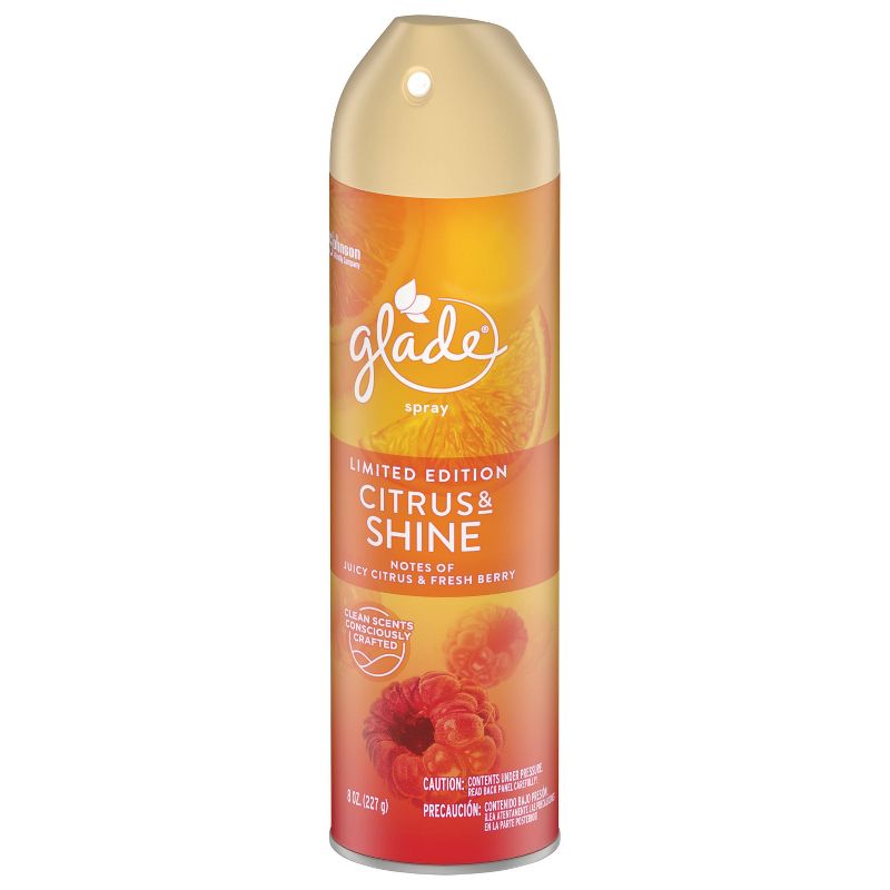 Glade Citrus & Shine Aerosol - 8oz