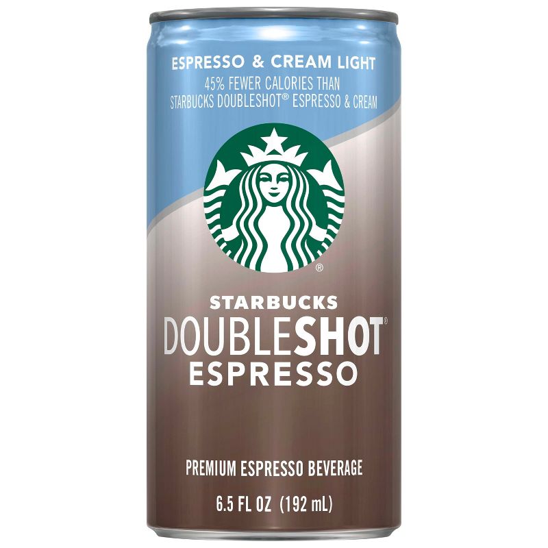 Starbucks Doubleshot Espresso Light Premium Coffee Drink - 4pk/6.5 fl oz Cans